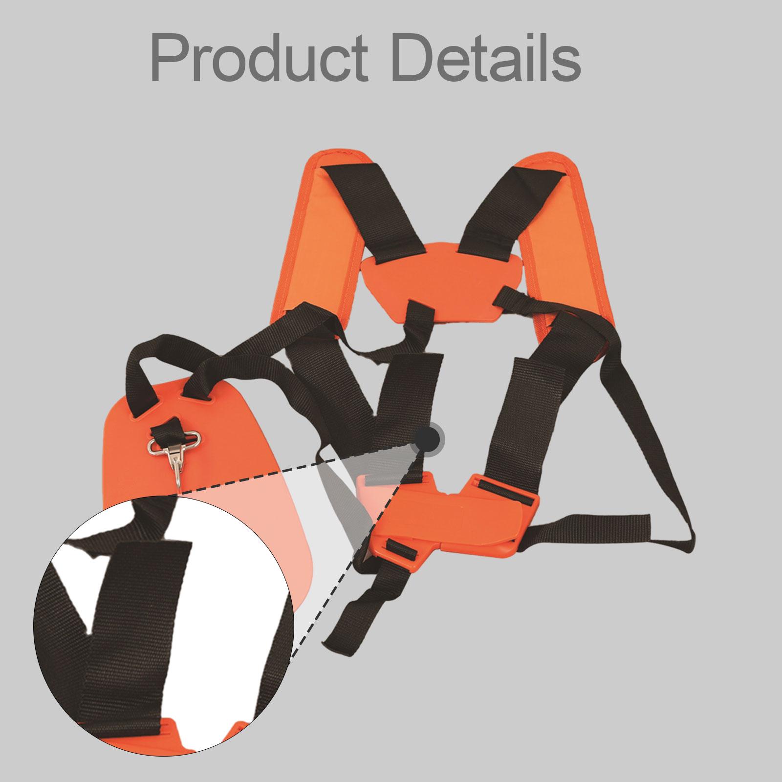 Brush Cutter Strap - Trimmer-Schultergurt-Zubehör, Mehrzweck-Doppelgurt, tragbares Zubehör, Schultergurt für