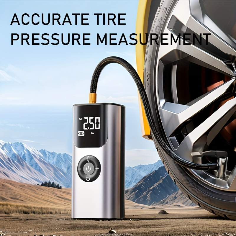 Air Compressor Portable - Kabellose Auto-Luftpumpe Elektrischer Reifenfüller Tragbarer Luftkompressor