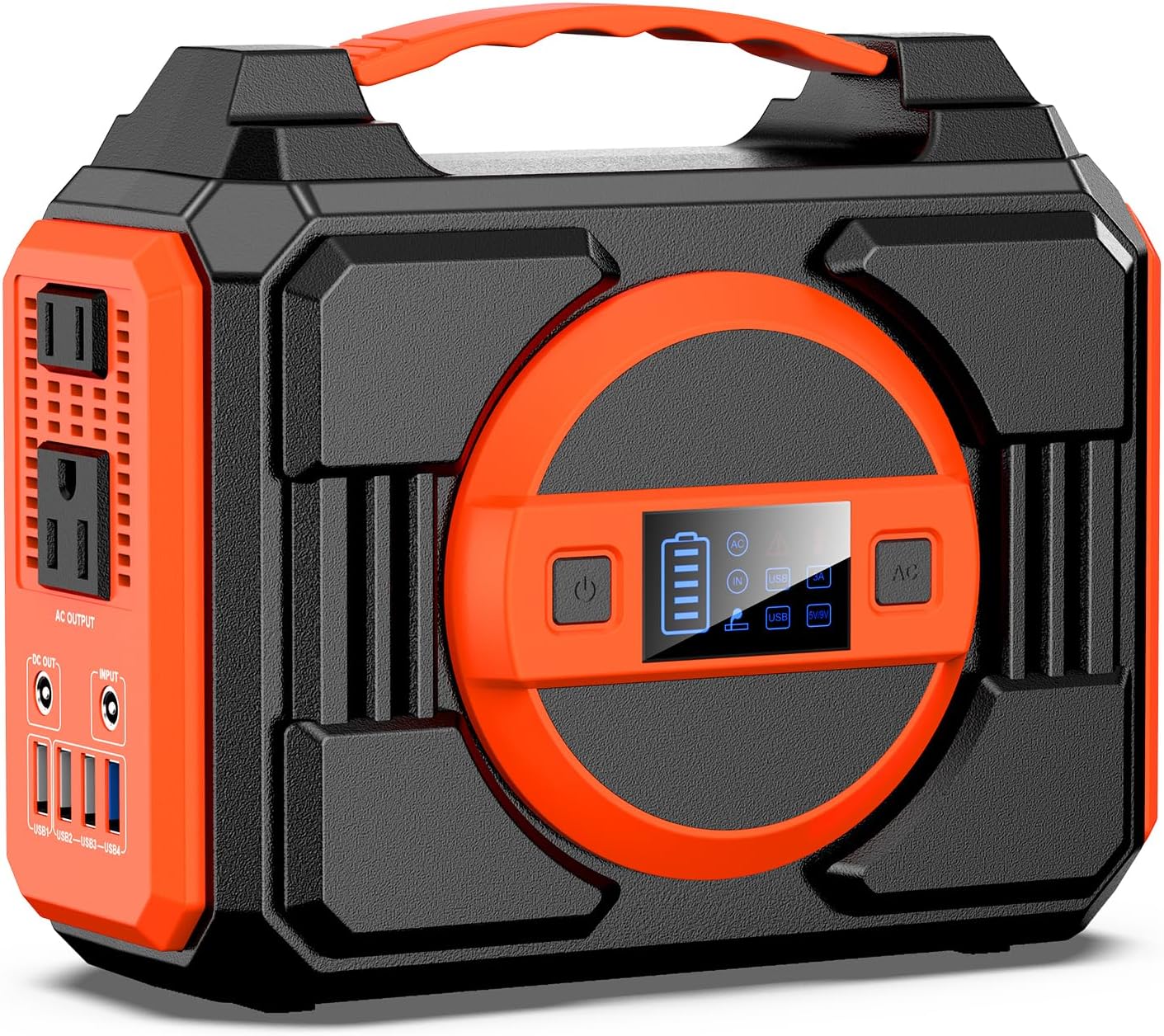 Outdoor Power Vac - Tragbare 300W 220Wh Powerstation Solar-Generator Backup-Akku