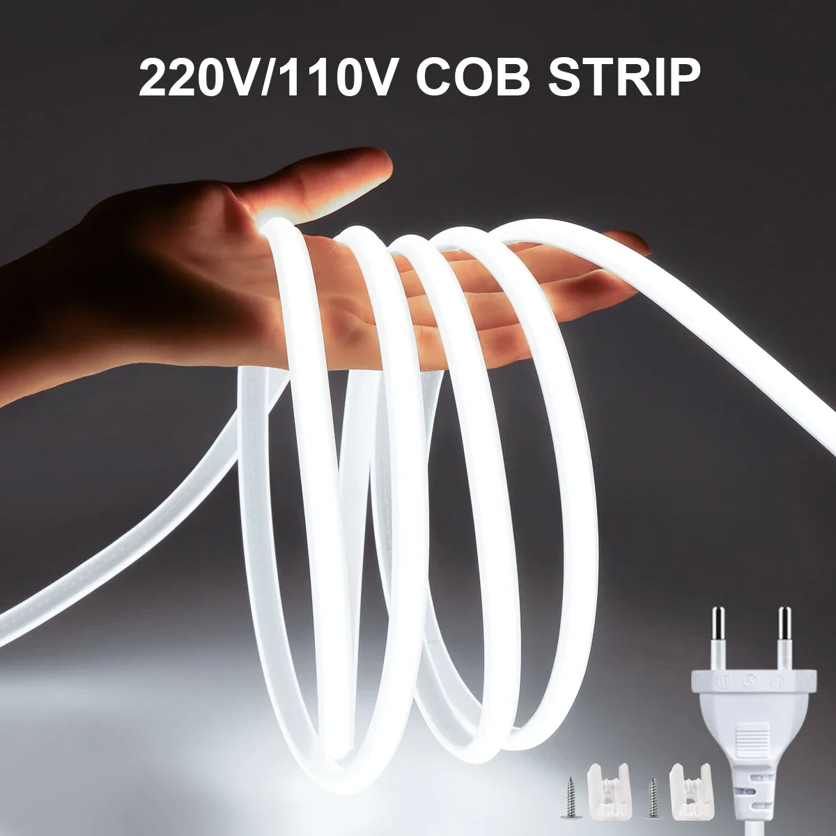 Outdoor Power Vac - 1M-35M 220V 110V COB LED Streifen