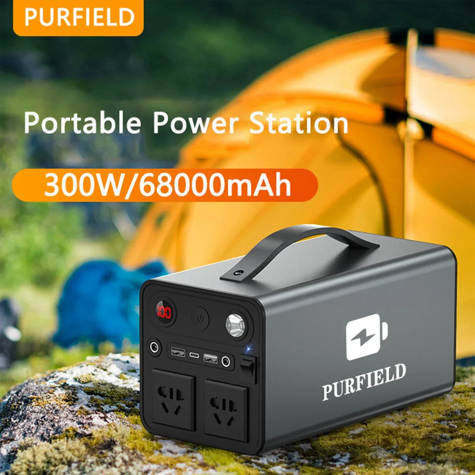 Outdoor Powerwall - PURFIELD Portable Power 68000 mAh 300
