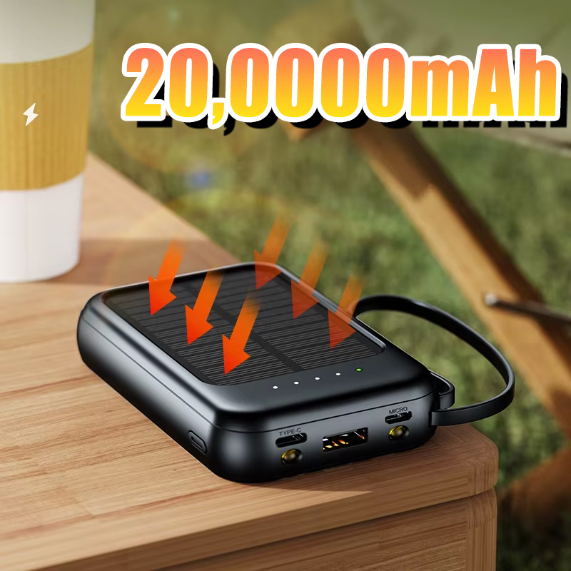 Xiaomi Outdoor Power Supply - Solar Power Bank 200000 mAh Eingebautes