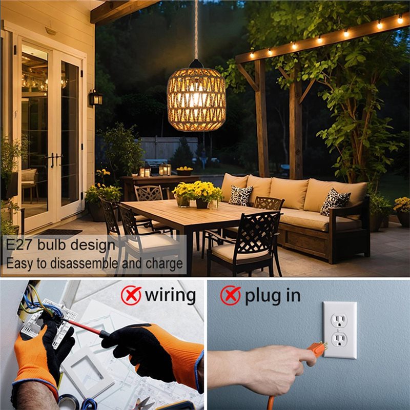 BHTS-Geflochtener Rattan-Kronl – Outdoor Power For Gazebo Bewertung und Preis
