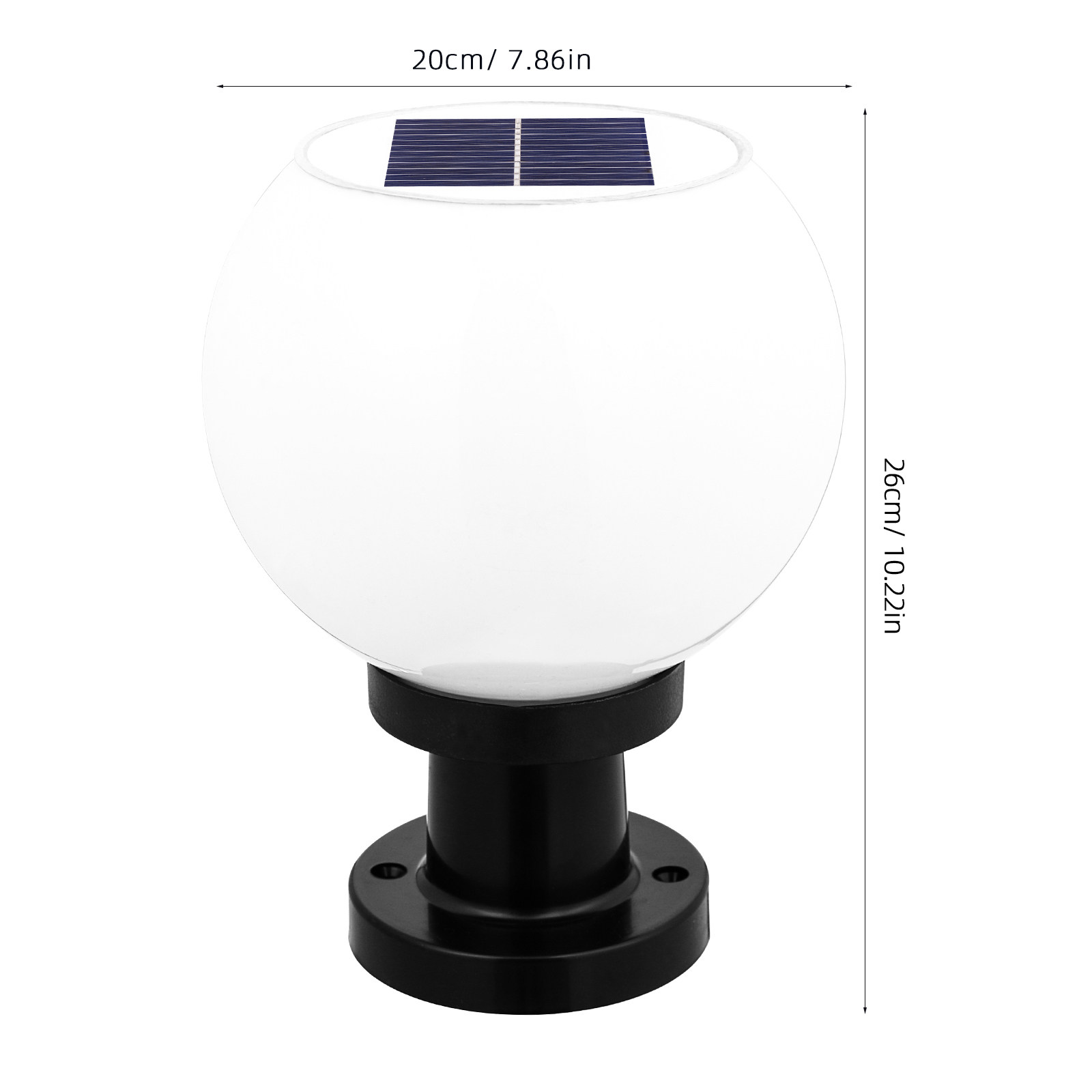 Runde LED-Solar-Wand-Säulenlam – Outdoor Powerwall Bewertung und Preis