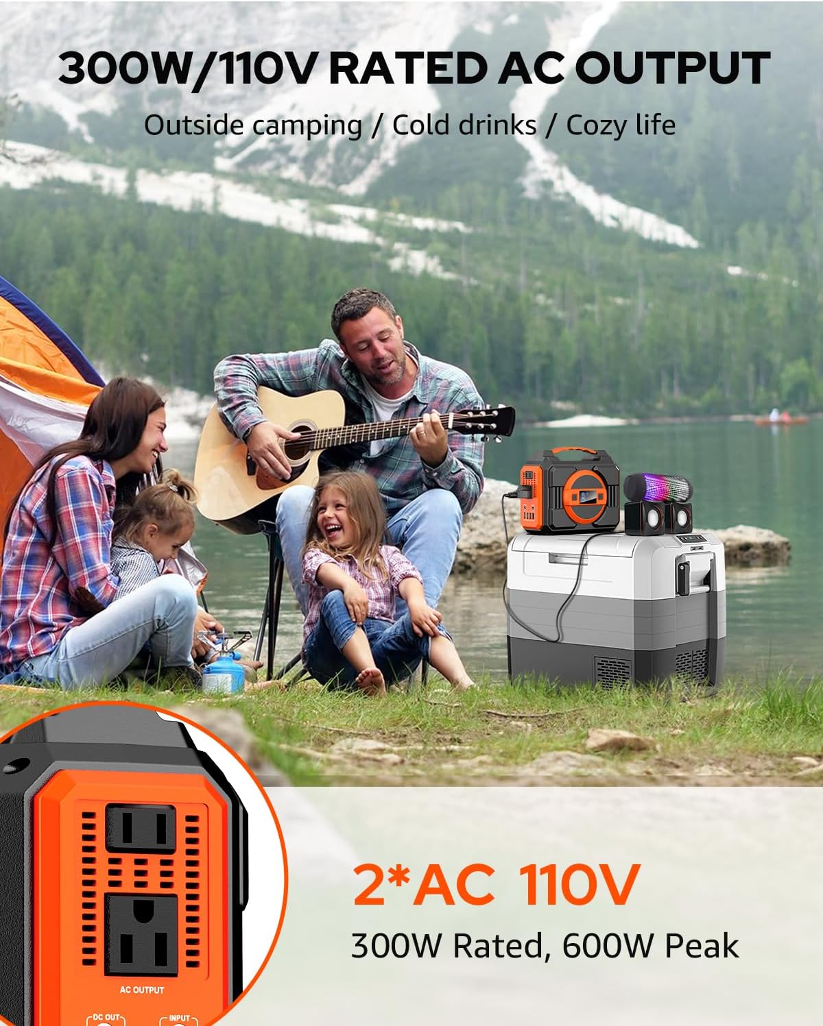 Tragbare 300W 220Wh Powerstati – Outdoor Power Vac Bewertung und Preis