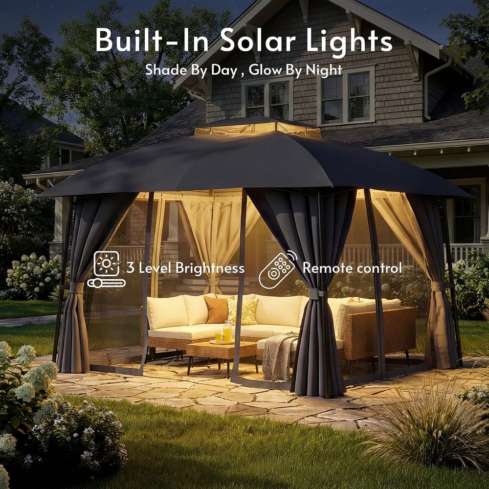 Outdoor-Pavillon 1012 mit LED- – Outdoor Power For Gazebo Bewertung und Preis