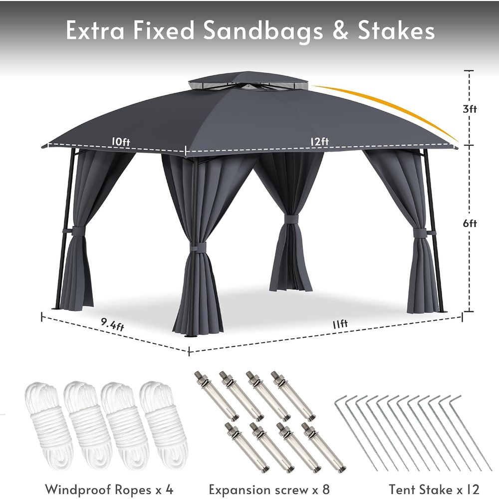 Outdoor-Pavillon 1012 mit LED- – Outdoor Power For Gazebo Bewertung und Preis