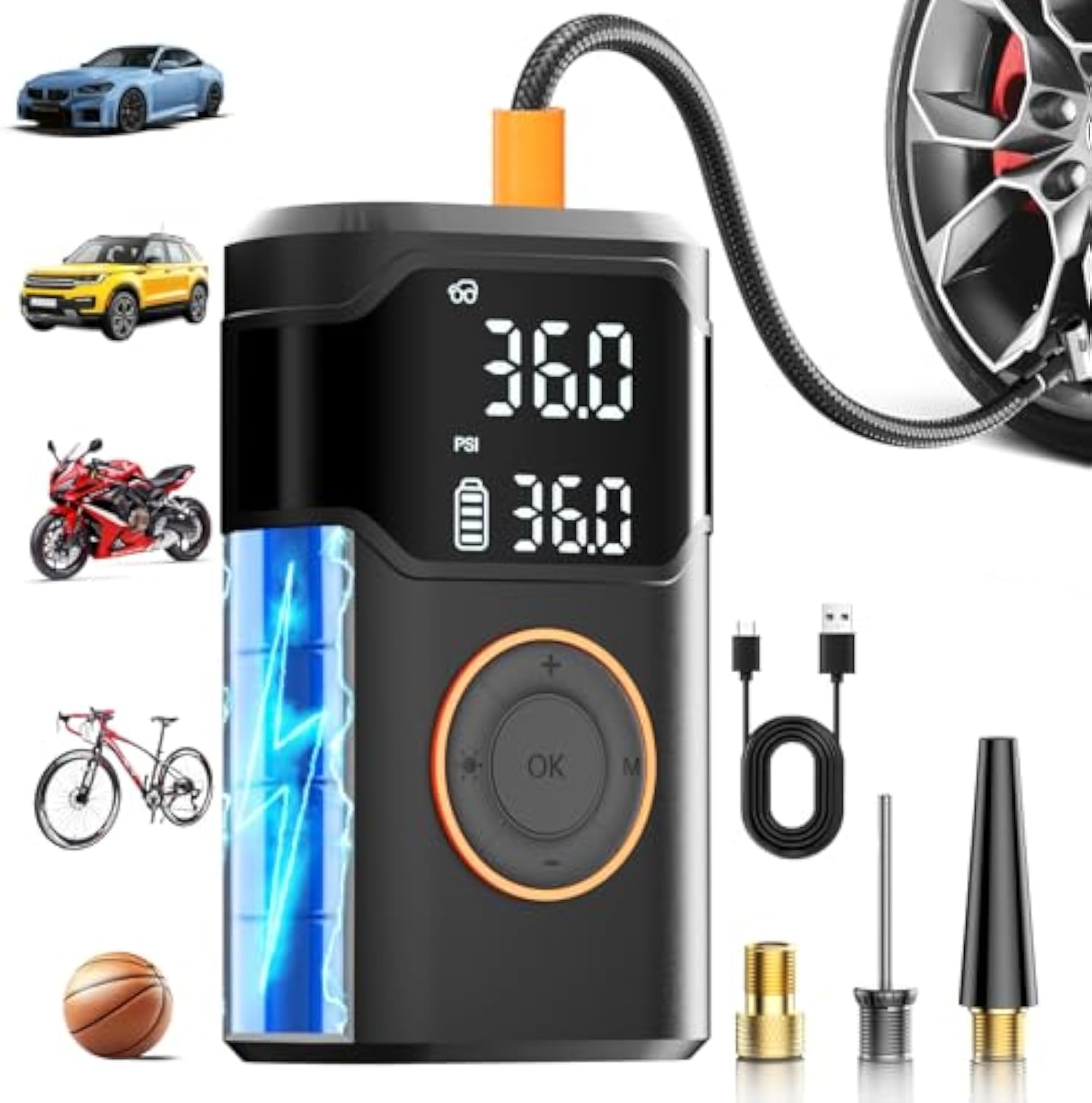 Automatische wiederaufladbare  – Air Compressor Portable Bewertung und Preis