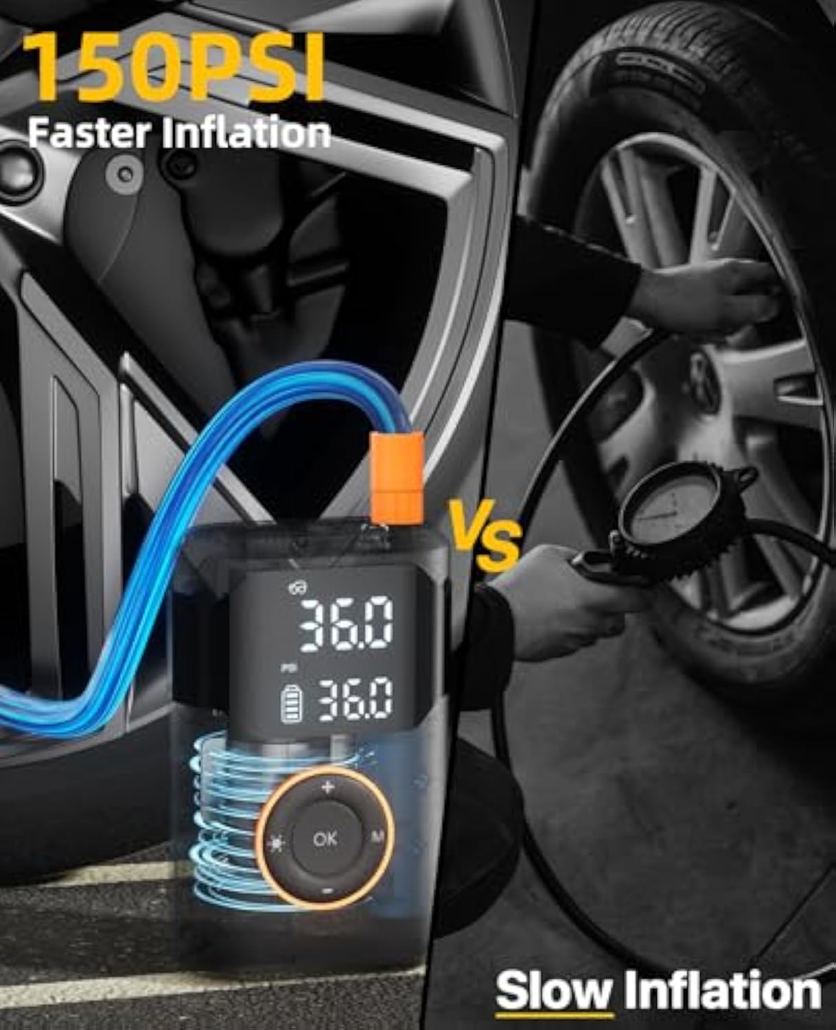 Automatische wiederaufladbare  – Air Compressor Portable Bewertung und Preis