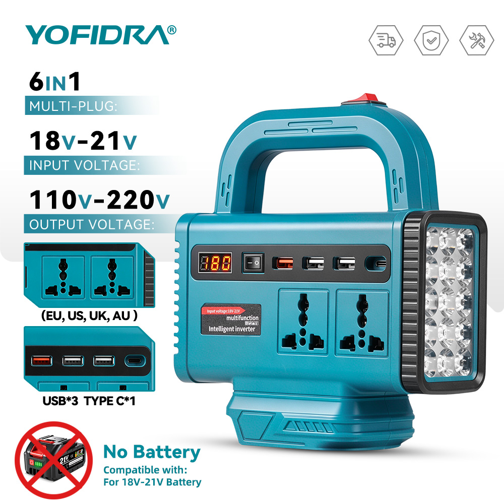 YOFIDRA 220V Tragbarer Stromwe – Outdoor Power Adapter Usb C Bewertung und Preis