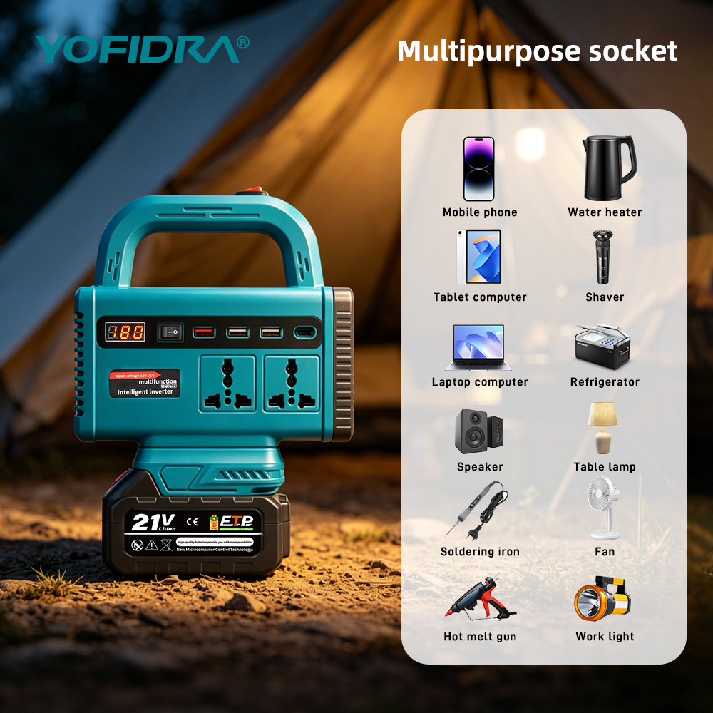 YOFIDRA 220V Tragbarer Stromwe – Outdoor Power Adapter Usb C Bewertung und Preis