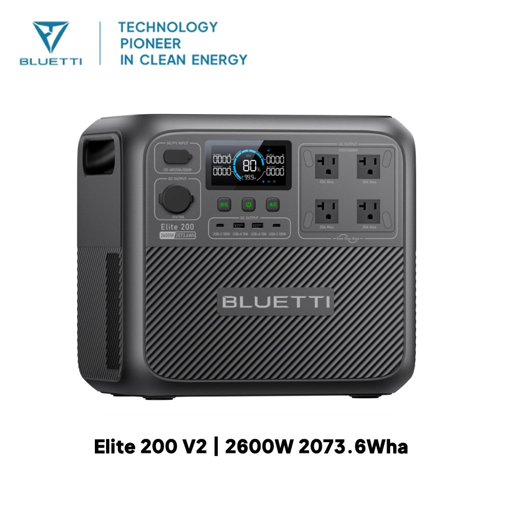 【Renew】BLUETTI Elite 200 V2 Tr – Outdoor Powerwall Bewertung und Preis