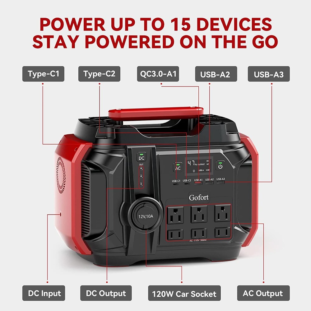Tragbare Powerstation 540Wh/50 – Outdoor Power Generator Bewertung und Preis